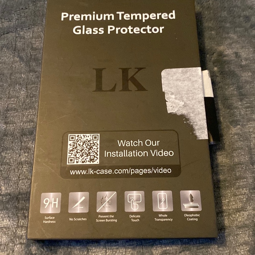 LK brand tempered glass protectors (2 not 3) for LG G7 ThinQ phone. New